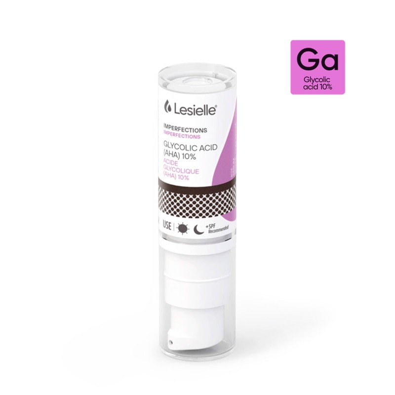 Activo Ácido glicólico (AHA) 10% para cosmética personalizada y adaptativa Lesielle
