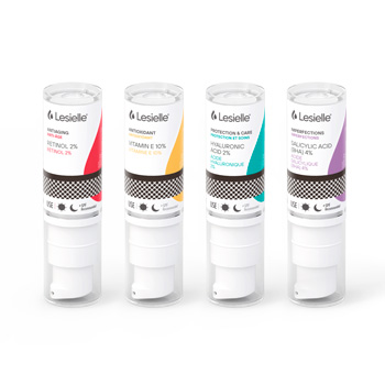 Ingredientes activos del sistema Custom Skin Care de lesielle