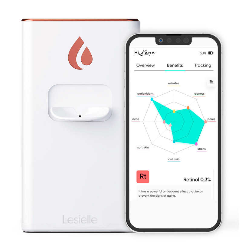Lesielle's Personalized Skincare device and App